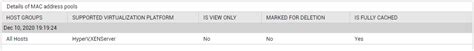 SCVMM MAC Address Pools Test - eG Innovations