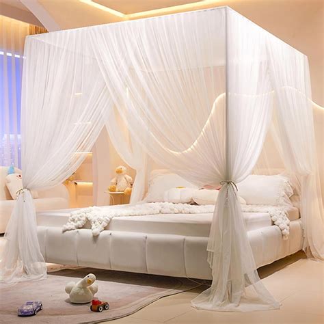 sdhkgrrt Bed Mosquito Net, Side Opening Canopy Net Curtain for … - balustradellc
