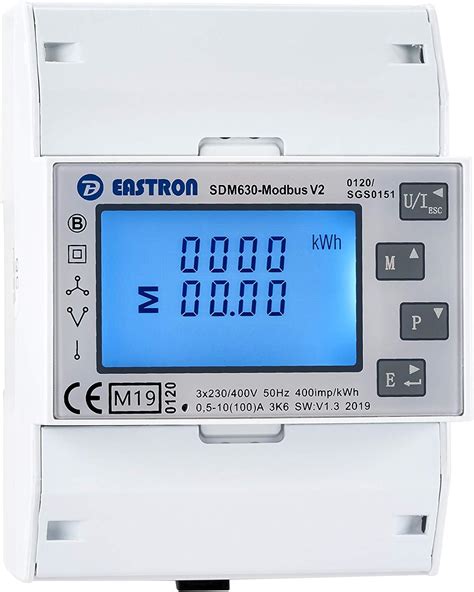 SDM630 Modbus Three Phase Electric Energy Meter, 100 Amp, …