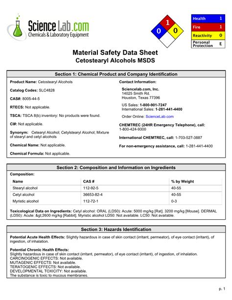 SDS Safety Data Sheet Reagent Grade Alcohol 50% - VWR