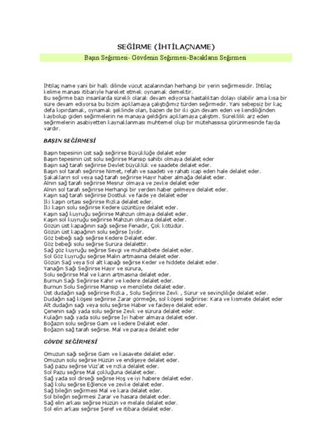 SEĞİRME PDF Scribd.