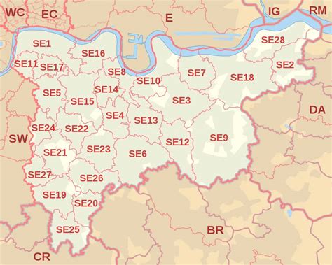 SE1 4LG postcode in London - postcode SE14LG