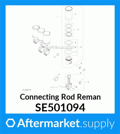 SE501094 - Connecting Rod Reman fits John Deere - AFTERMARKET.SUPPLY