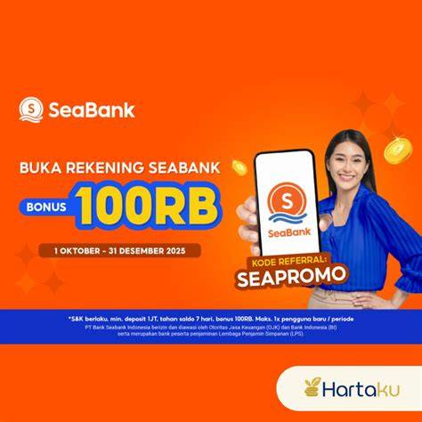 Seabank Bonus Pendaftar Pertama 2026 - balustradellc