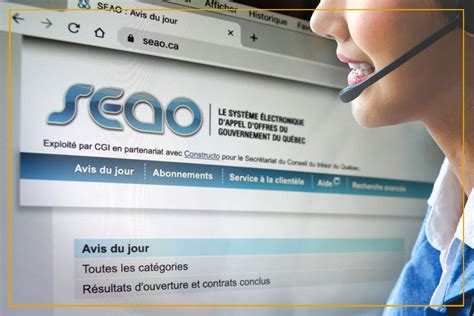 SEAO : Consulter un avis - Constructo