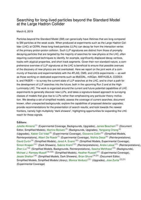 Searching for long-lived particles beyond the Standard Model at the ... - wintechmobiles.com