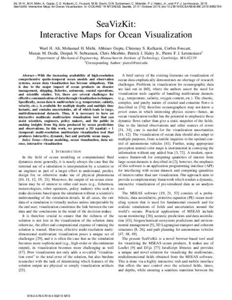 SeaVizKit: Interactive Maps for Ocean Visualization - IEEE Xplore - raincitystudios.com