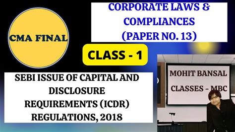 SEBI Issue of Capital and Disclosure Requirements (ICDR) Regulations …