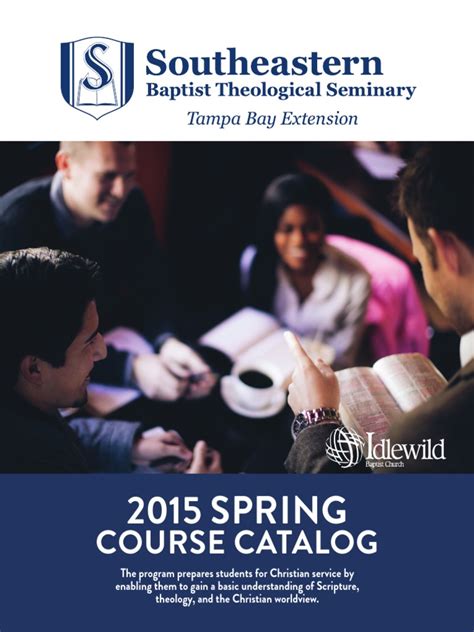 SEBTS Spring Catalog PDF Academic Degree Master Of Arts