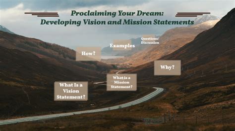 Section 2. Proclaiming Your Dream: Developing Vision … - balustradellc
