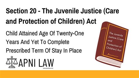 Section 20 of the Juvenile Justice Act - Bare Acts | SooperKanoon - balustradellc