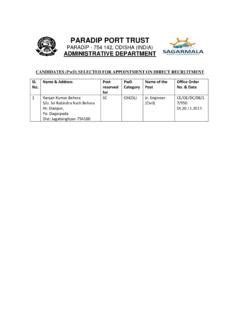 Section 4 in The Paradip Port Trust (Licensing of Stevedores ... - balustradellc