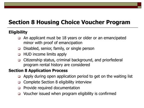 SECTION 8 HOUSING CHOICE VOUCHER PROGRAM - NYCHA