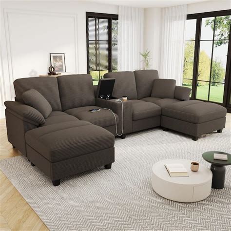 Sectional Sofas With USB Ports - Theater Seat Store - balustradellc
