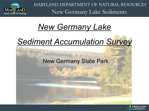 SEDIMENTATION ANALYSIS OF NEW GERMANY LAKE