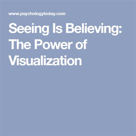 Seeing Is Believing: The Power of Visualization - balustradellc