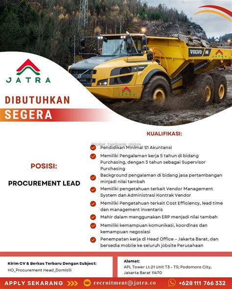 Segera Dibutuhkan: Loker tambang - Maret 2026 - lowongan kerja … - balustradellc