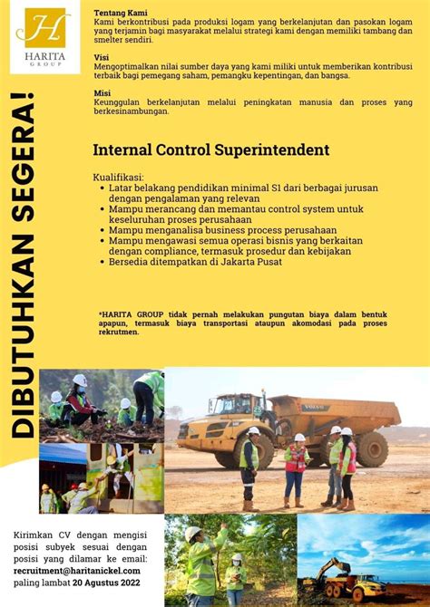 Segera Dibutuhkan: Pertambangan - Maret 2026 - lowongan kerja … - balustradellc