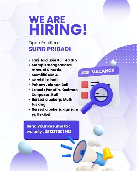 Segera Dibutuhkan: Supir pribadi - Maret 2026 - Jooble - balustradellc