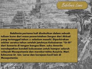 Sejarah dan Budaya Babilonia Lama - balustradellc