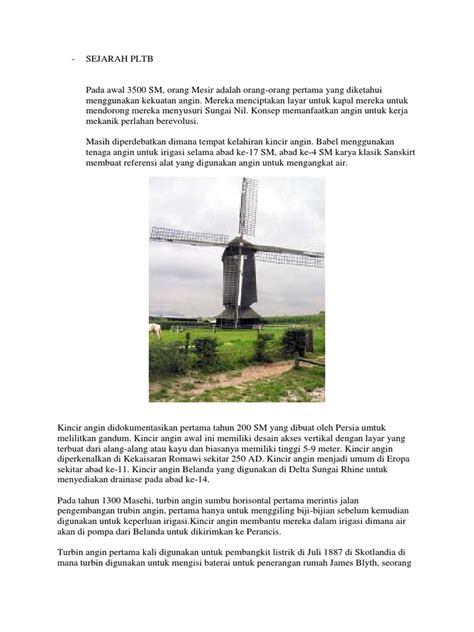 Sejarah dan Potensi PLTB di Indonesia | PDF - Scribd - wintechmobiles.com