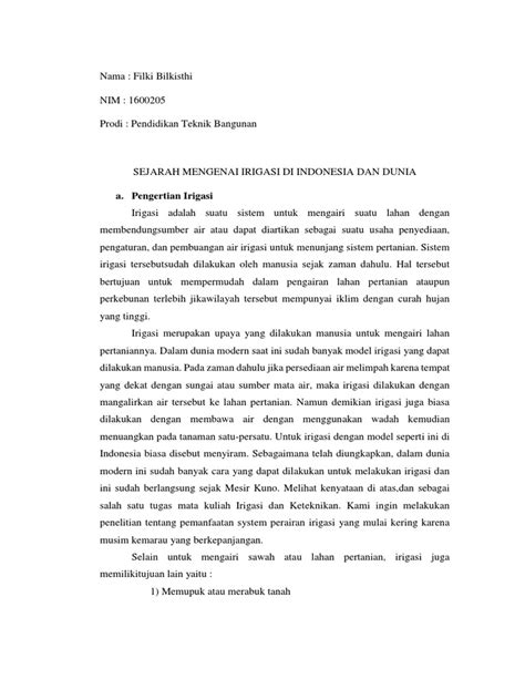 Sejarah dan Sistem Irigasi Global | PDF | Ilmu Sosial - wintechmobiles.com