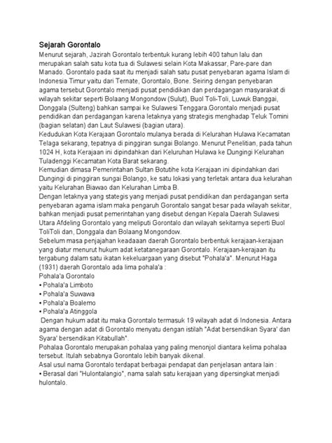 Sejarah Gorontalo - wintechmobiles.com