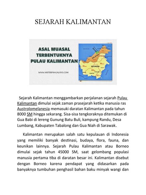 Sejarah Kalimantan - Wikipedia bahasa Indonesia, ensiklopedia bebas - wintechmobiles.com
