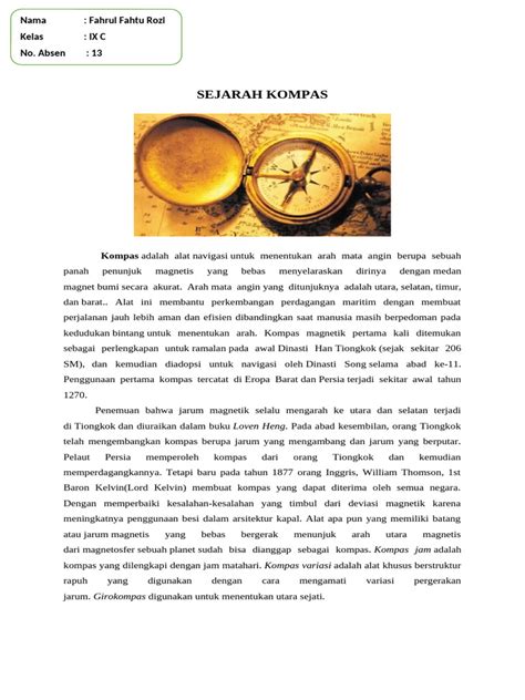 Sejarah kompas - Wikipedia bahasa Indonesia, ensiklopedia bebas - wintechmobiles.com