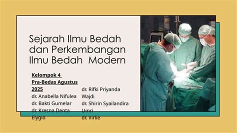Sejarah Perkembangan Ilmu Bedah | PDF - Scribd - wintechmobiles.com