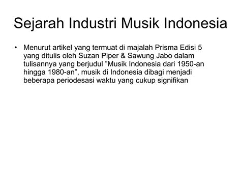 Sejarah Perkembangan Industri Musik di Indonesia - Kompasiana - balustradellc