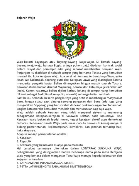 Sejarah Wajo - wintechmobiles.com