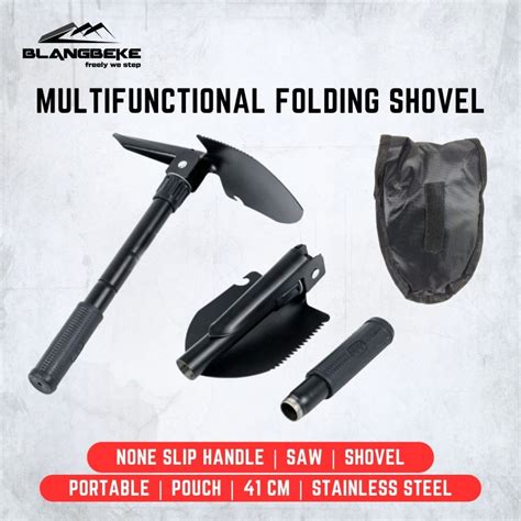 Sekop Lipat Portable Cangkul Folding Shovel Mini Camping Outdoor - balustradellc