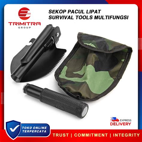 Sekop Lipat Portable Survival Tools - Cangkul Lipat … - balustradellc