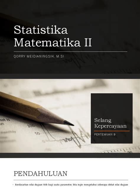 Selang Kepercayaan dalam Statistika | PDF - Scribd - wintechmobiles.com