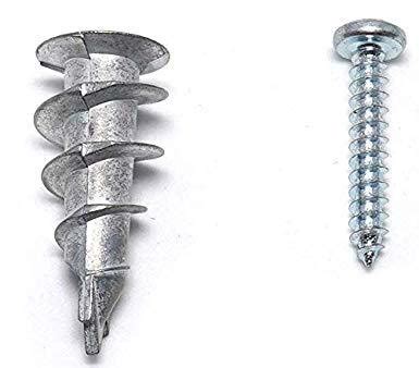 Self Drilling Hollow Wall Anchor Kit With Screws For D... - balustradellc