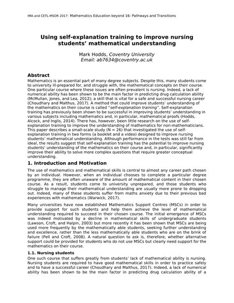 Self explanation training | Department of Mathematics Education ... - wintechmobiles.com