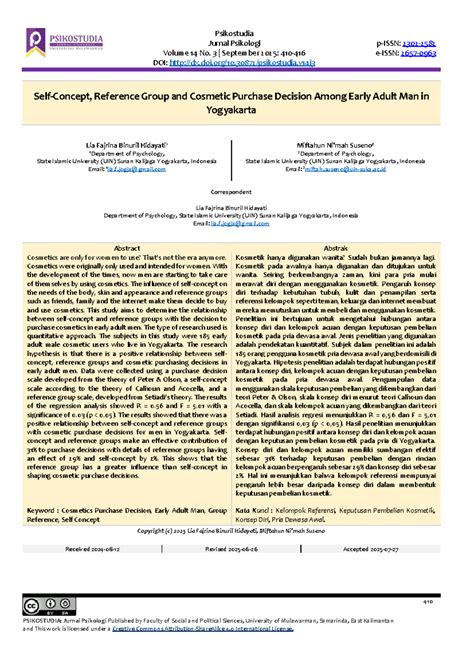 Self-Concept, Reference Group and Cosmetic Purchase Decision … - balustradellc