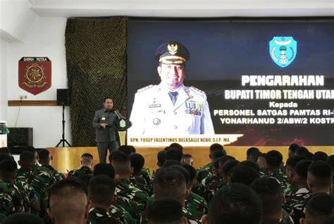 Semangat Prajurit Yon TP-896/SP dalam Pengumpulan Material Pondasi ... - raincitystudios.com