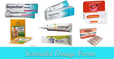 SEMISOLID DOSAGE FORM