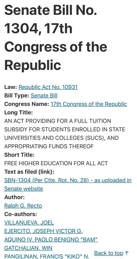 Senate Bill No. 1119, 18th Congress of the Republic - balustradellc