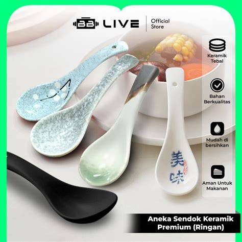 SENDOK BEBEK KERAMIK - SENDOK 12.5CM - raincitystudios.com