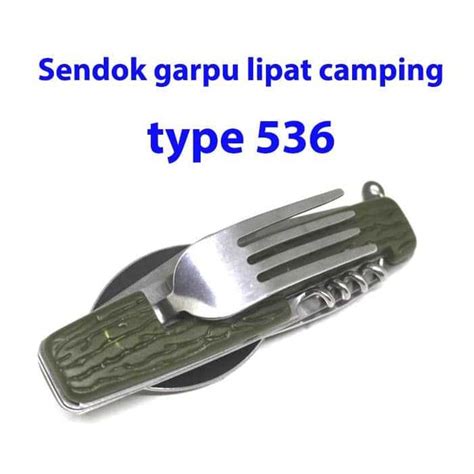 sendok garpu lipat outdoor di woodpacker store - balustradellc