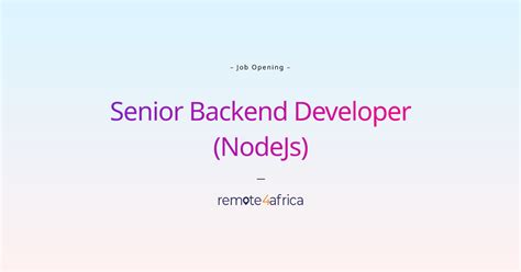 Senior Backend Developer (Node.js & Azure) - Glassdoor - coolestguyplanet.net