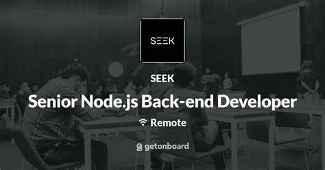 Senior Developer, Backend, Node.js - B2B SaaS - EdTech - coolestguyplanet.net