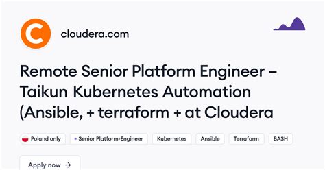 Senior Platform Engineer (Kubernetes) - Remote Work - coolestguyplanet.net