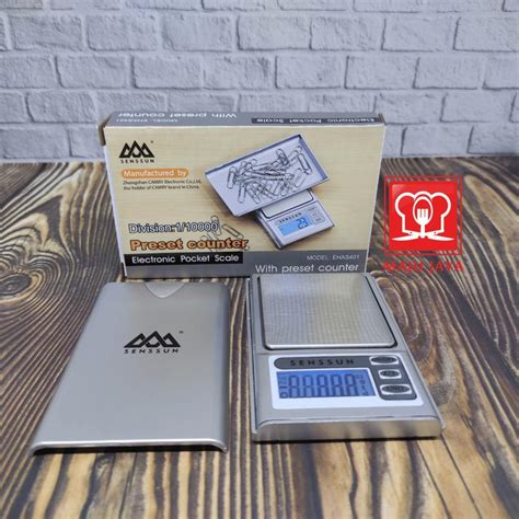 SENSSUN Camry Timbangan Perhiasan Emas Obat 200gr Pocket - balustradellc