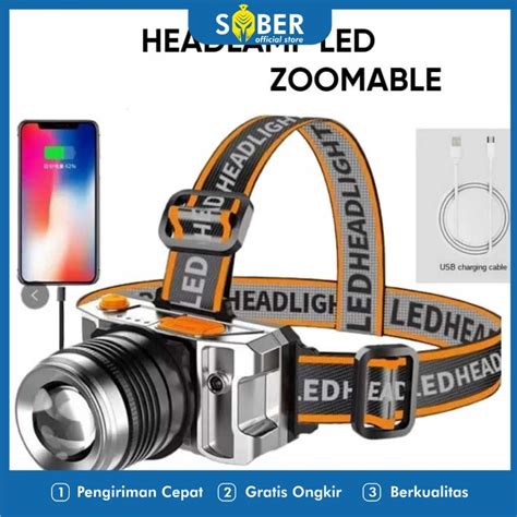 SENTER KEPALA F-T41 - 3 MODE CAHAYA MODE SENSOR GERAK … - balustradellc