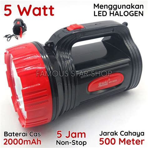 Senter Led Warna Merah - wintechmobiles.com