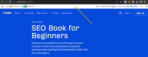 SEO Toolbar by Ahrefs